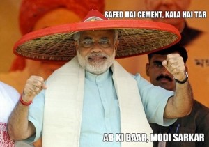 Safed-hai-cement-kala-hai-tar-abki-baar-modi-sarkar-joke