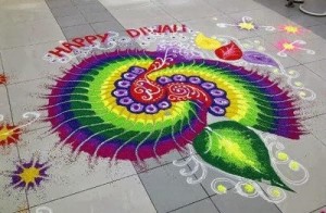 Rangoli-decoration-for-diwali-festival