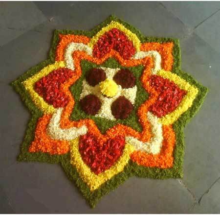 simple pookalam designs 2017