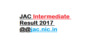 JAC Intermediate Result 2017