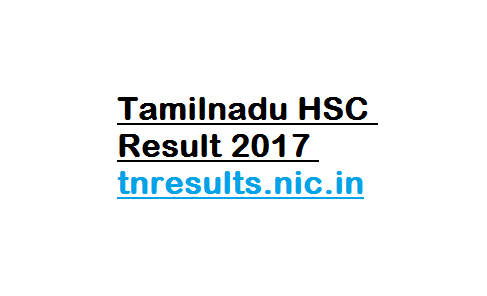 Tamilnadu HSC Result 2017