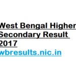 West Bengal Higher Secondary Result 2017