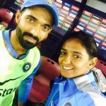 harmanpreet kaur photos with ajinkya rahane