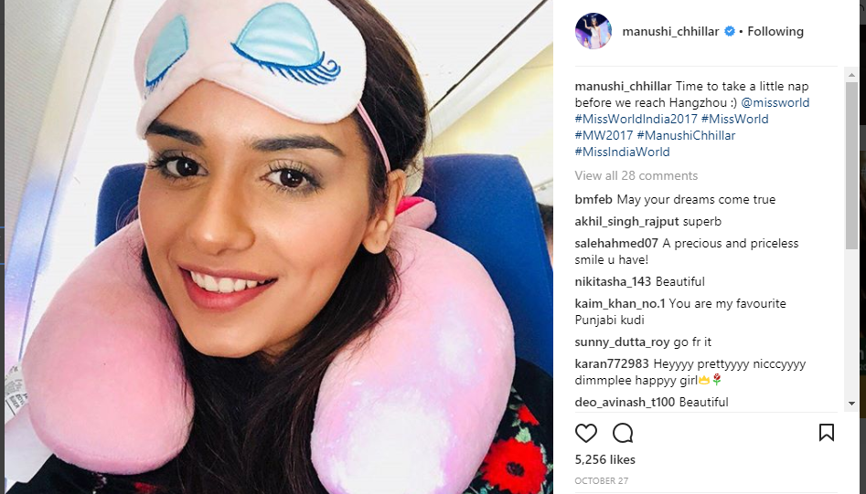 manushi chhillar instagram photos