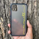 Custom-Text-iPhone-Frosted-Case